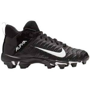 Nike Alpha Menace Shark 2 BV0146-001 Black Football Cleats Men's 9 Wide NWOT